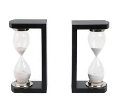 MASONWIND SET OF 2 BLACK BOOKENDS 10 (IN)