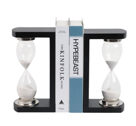 MASONWIND SET OF 2 BLACK BOOKENDS 10 (IN)