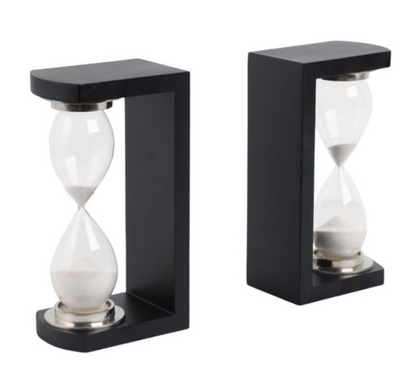MASONWIND SET OF 2 BLACK BOOKENDS 10 (IN)