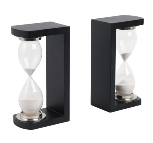 MASONWIND SET OF 2 BLACK BOOKENDS 10 (IN)