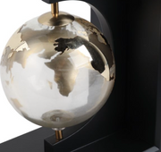 9" Bardot Glass Globe Bookends