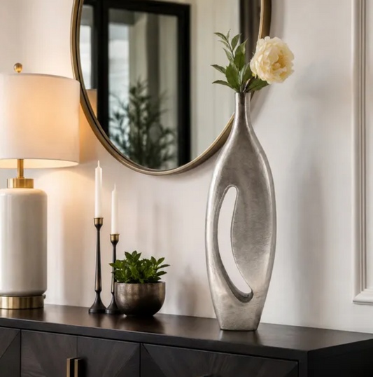 28" Colvinrun Silver Vase