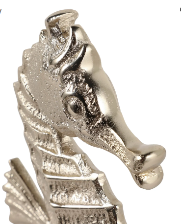 Penza Seahorse Statue Sphere 8"