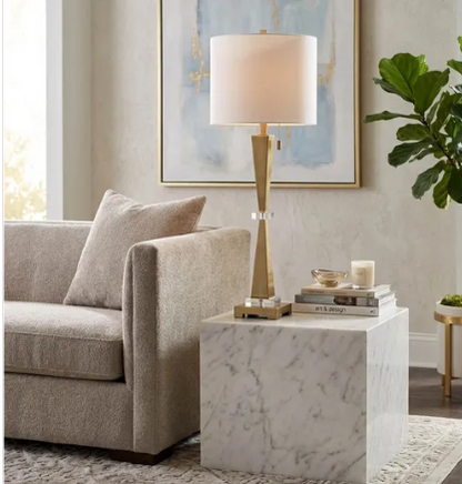 35" Taranto Gold Table Lamp