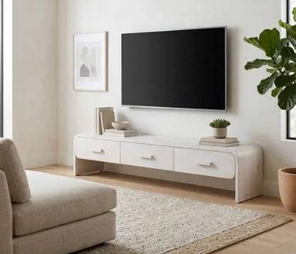 Blantonstone White Console 71"