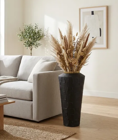 CLOVERSIDE BLACK VASE 27 (IN)