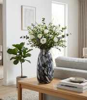 GAIGEMILL BLACK GLASS VASE 16 (IN)