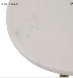 Hardwickton White Table 24 Inch