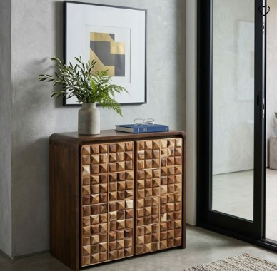 Garrettfield Brown Cabinet 32 Inch