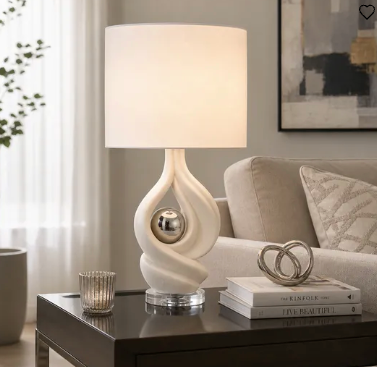 Armonford Ivory Lamp 26 Inch