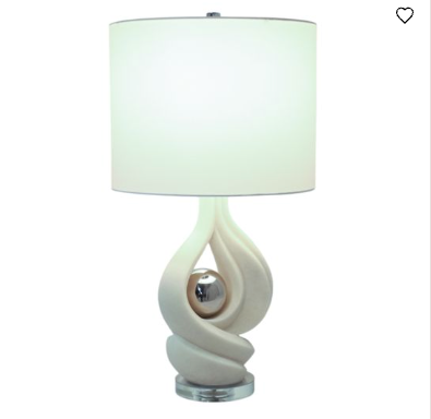 Armonford Ivory Lamp 26 Inch