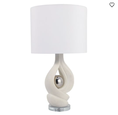 Armonford Ivory Lamp 26 Inch