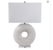 LANDONHAVEN WHITE LAMP 31 (IN)