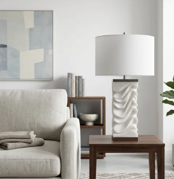 ELLIOTWICK WHITE LAMP 30 (IN)