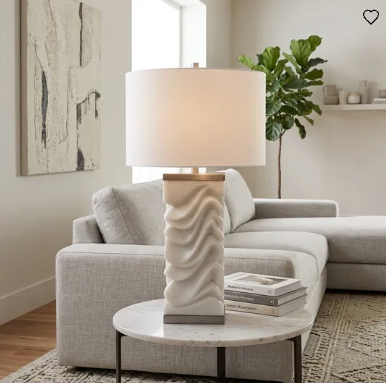 ELLIOTWICK WHITE LAMP 30 (IN)