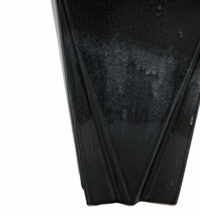 Caxton Cross Gray Ceramic Vase 33 IN