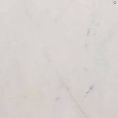 Birchfield White Marble Accent Table