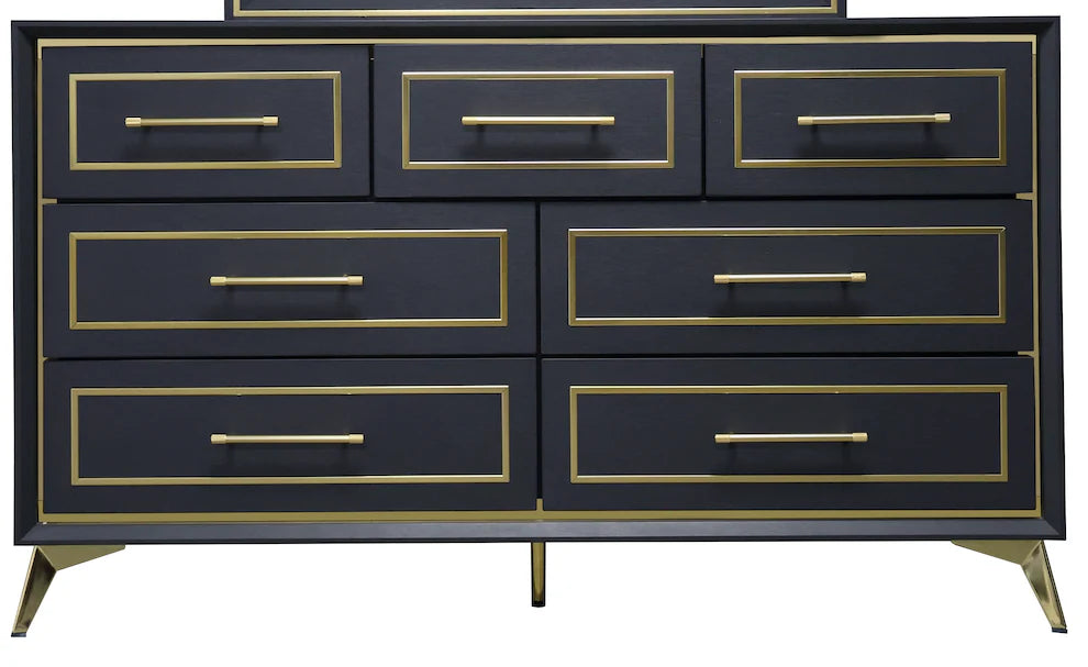 Auryn Navy Bedroom Set