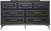 Auryn Navy Bedroom Set