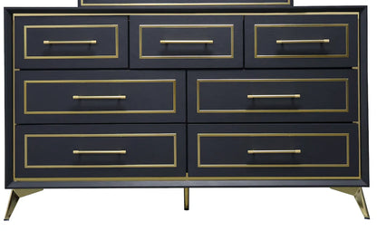 Auryn Navy Bedroom Set
