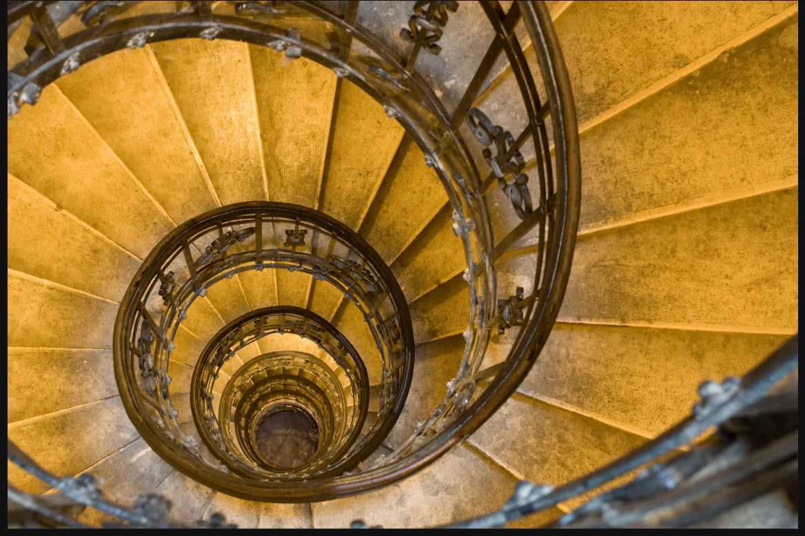 Assorted Canvas 36″ × 48″ Ancient Spiral Descent