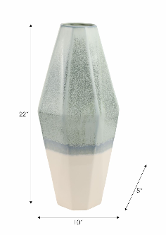 Romanrose Blue Vase 22" (In)