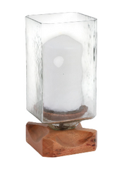 Greercliff Brown Hurricane Candle 11"(in)