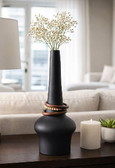 Farrowmill Black Vase 21"(in)