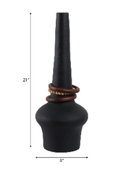 Farrowmill Black Vase 21"(in)