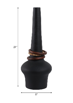 Farrowmill Black Vase 21"(in)