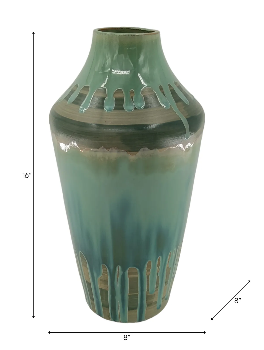 Colefield Green Vase 16"(in)