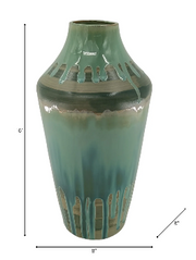 Colefield Green Vase 16"(in)