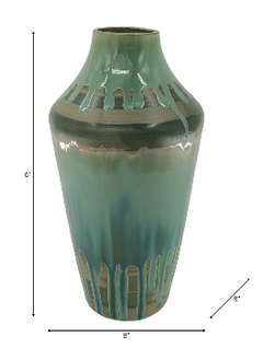Colefield Green Vase 16"(in)