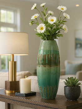 Anseloak Green Vase 21"(in)