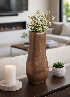 Corbinport Brown Vase 17"(in)