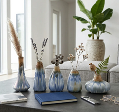 Paxton Ivory Vases 8 (in) (Set of 5)