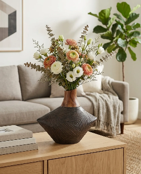 Warrendale Brown Vase 9"(in)