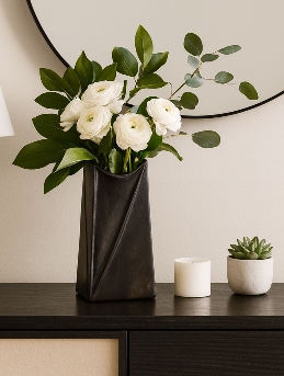 Verabrook Gray Vase 12"(In)