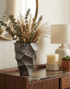 Harlanley Gray Vase 12" (In)