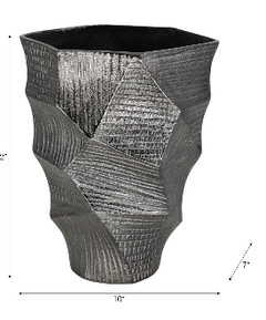 Harlanley Gray Vase 12" (In)