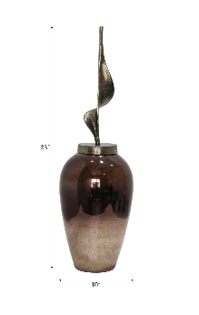 Gunnargrove Gray Glass Vase 33" (in)