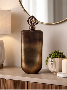 Finleygrove Bronze Glass Vase 20" (in)