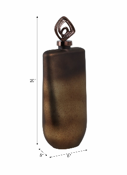 Finleygrove Bronze Glass Vase 20" (in)