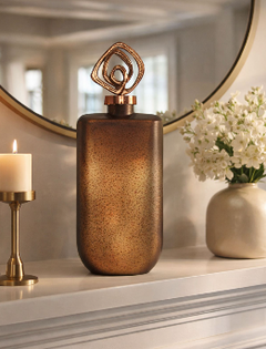 Finleygrove Bronze Glass Vase 17" (in)