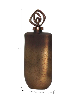 Finleygrove Bronze Glass Vase 17" (in)