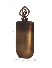 Finleygrove Bronze Glass Vase 17" (in)