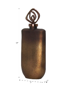 Finleygrove Bronze Glass Vase 17" (in)