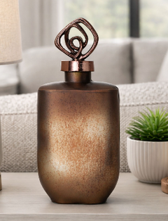 Finleygrove Bronze Glass Vase 14" (in)