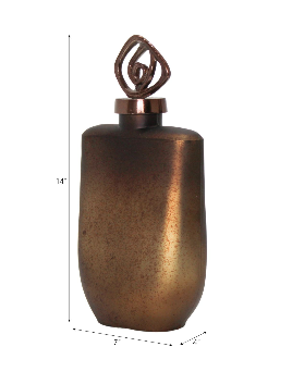 Finleygrove Bronze Glass Vase 14" (in)
