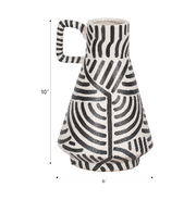 Garnettway Black Vase 10"(in)